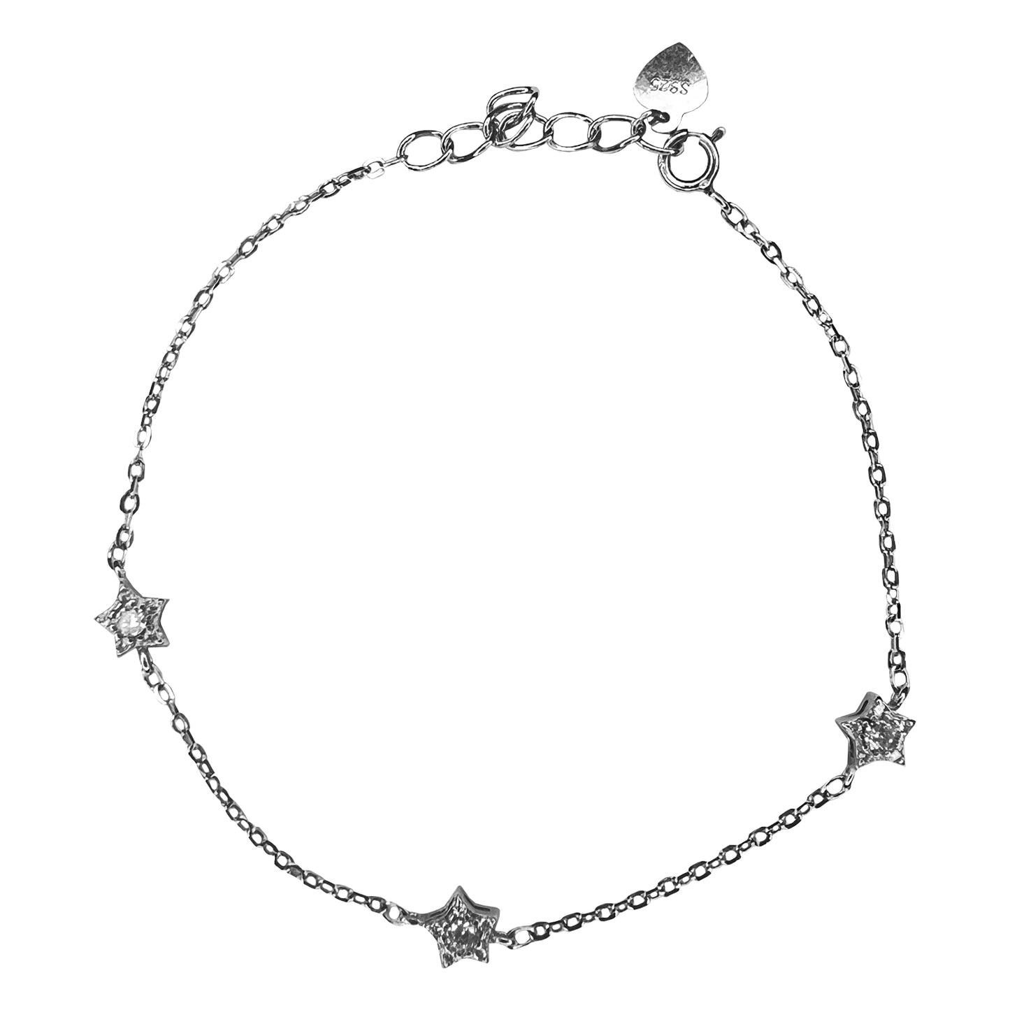Conjunto collar/aros/pulsera en plata