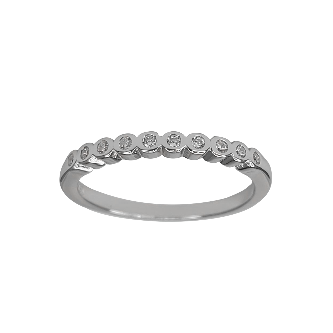 Anillo Cintillo en plata