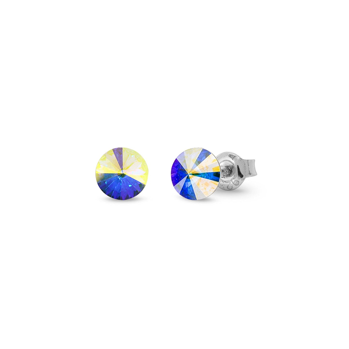 Aros Small Candy Studs Aurora Boreale - Swarovski joyas