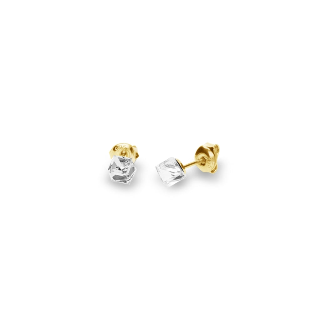 Aros Small Cube Studs