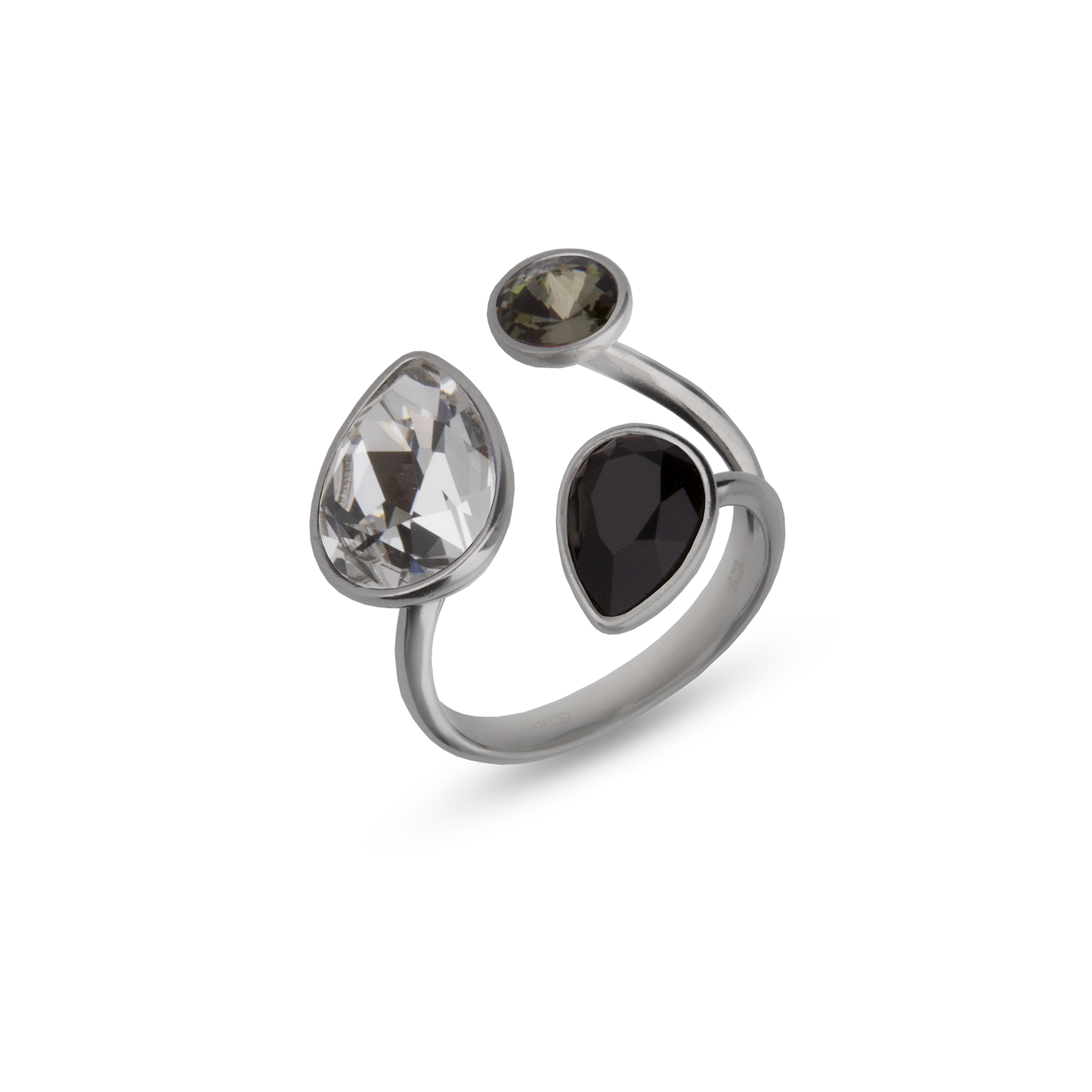 Anillo Siena Cristal - Spark Silver Jewelry