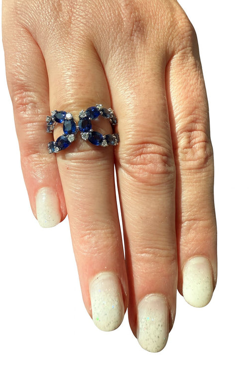 Anillo Corindo - Anillo Oro Italiano 18k