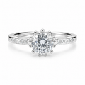 Anillo Plata 925 Solitario Sun Central