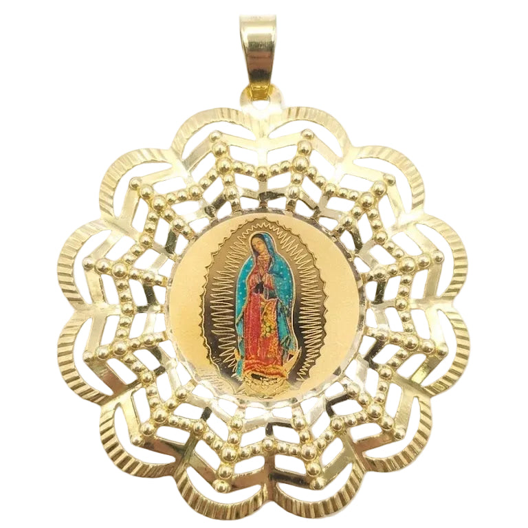 Colgante Aura de Guadalupe - Colgante Oro 18K