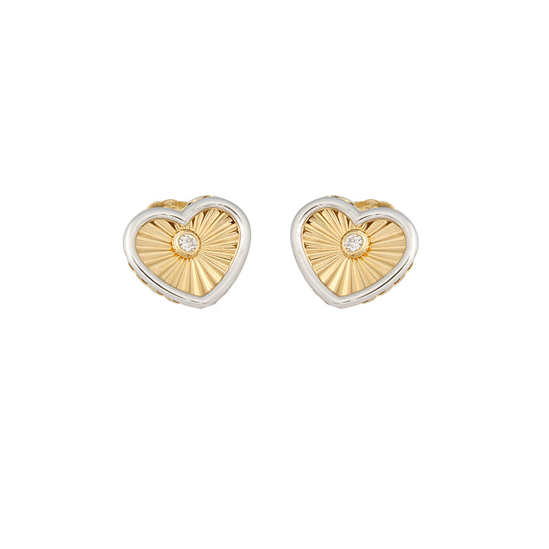 Aros Destello de Amor . Aros Oro 18k