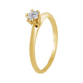 Anillo Solitario - Anillo Oro 18k