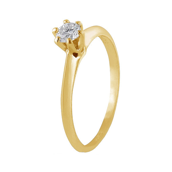 Anillo Solitario - Anillo Oro 18k