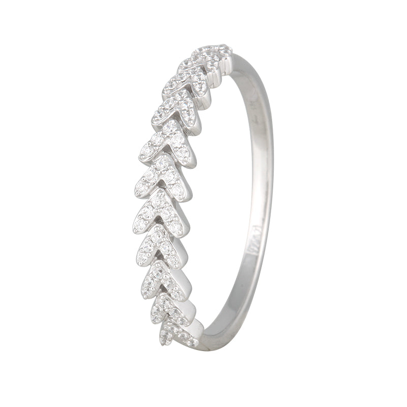 Anillo Teodora - Anillo Oro Blanco 18K