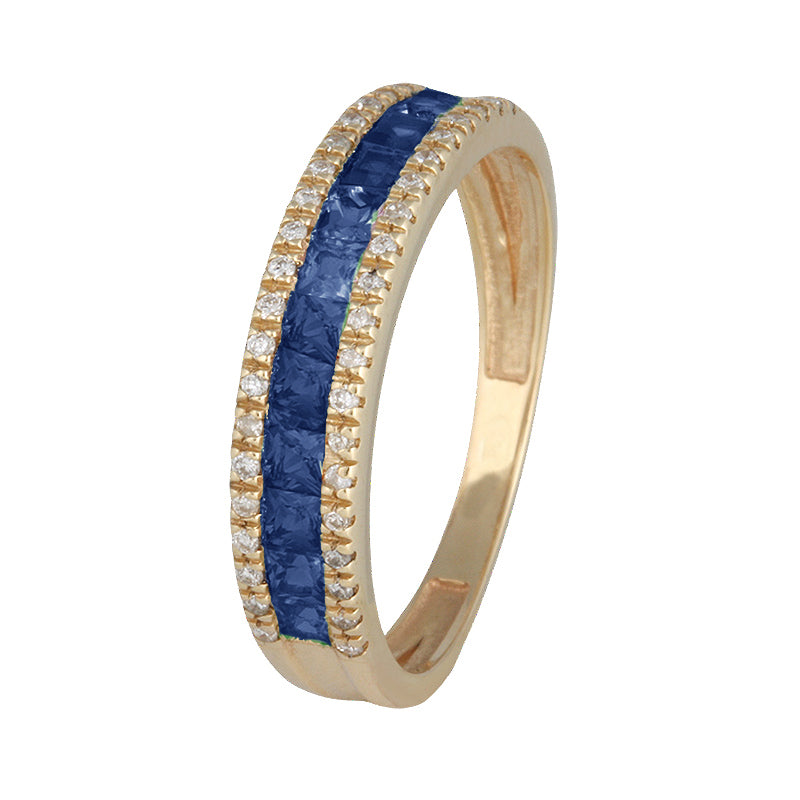 Anillo Zafira - Anillo Oro 18k