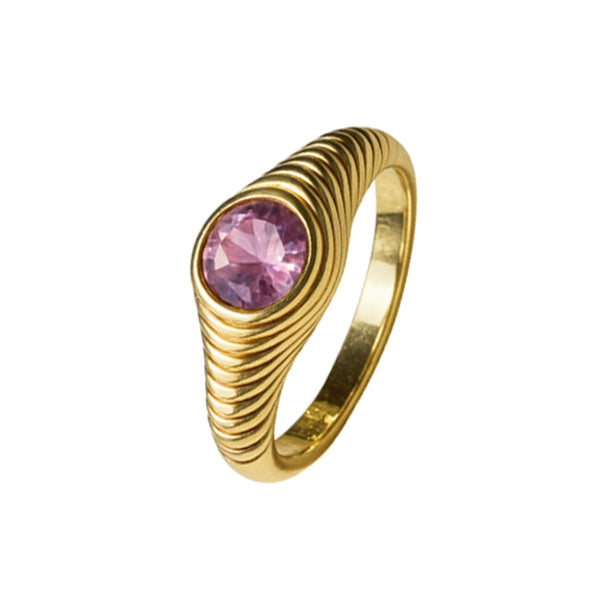 Anillo Amatista - Anillo Oro 18k
