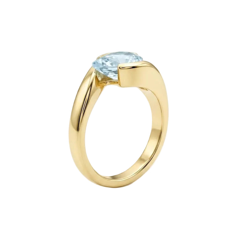 Anillo Gota de Luz - Anillo Oro 18k