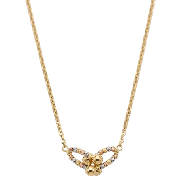 Collar Trio Radiante - Colgante Oro 18K