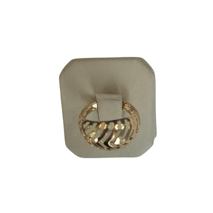 Anillo en Oro Amarillo Italiano 18 Kilates Esencia