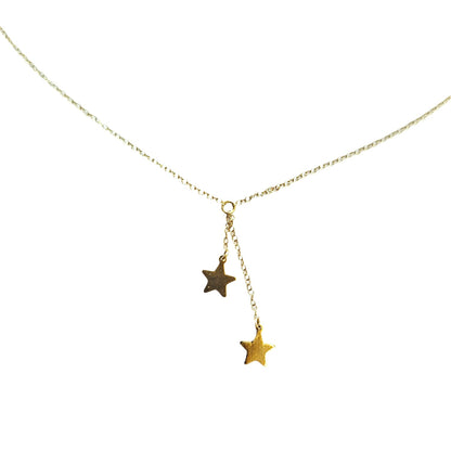 Collar Oro Amarillo 18 Kilates Estrella Colgante