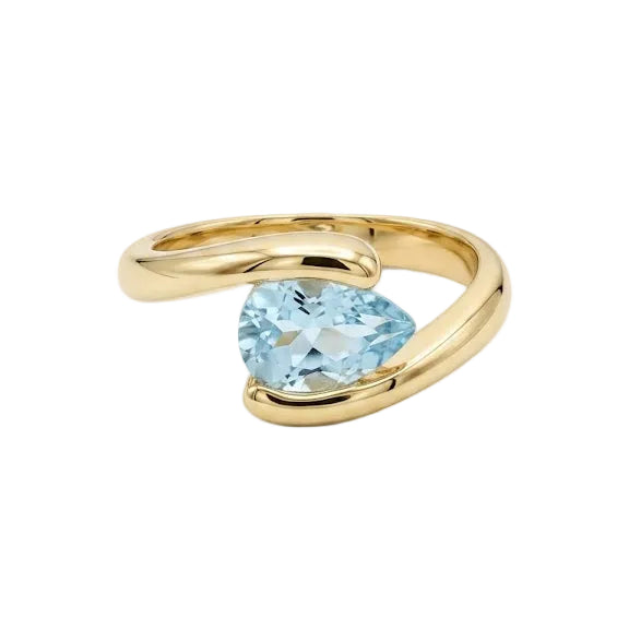 Anillo Gota de Luz - Anillo Oro 18k