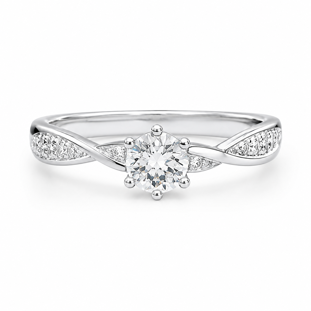 Anillo Solitario Infinitos - Plata 925