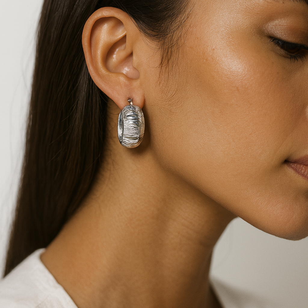 Aros Argollas Luz - Aros Plata 925