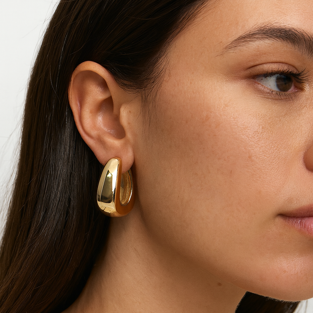 Aros Argolla Leonor - Aros Oro 18K