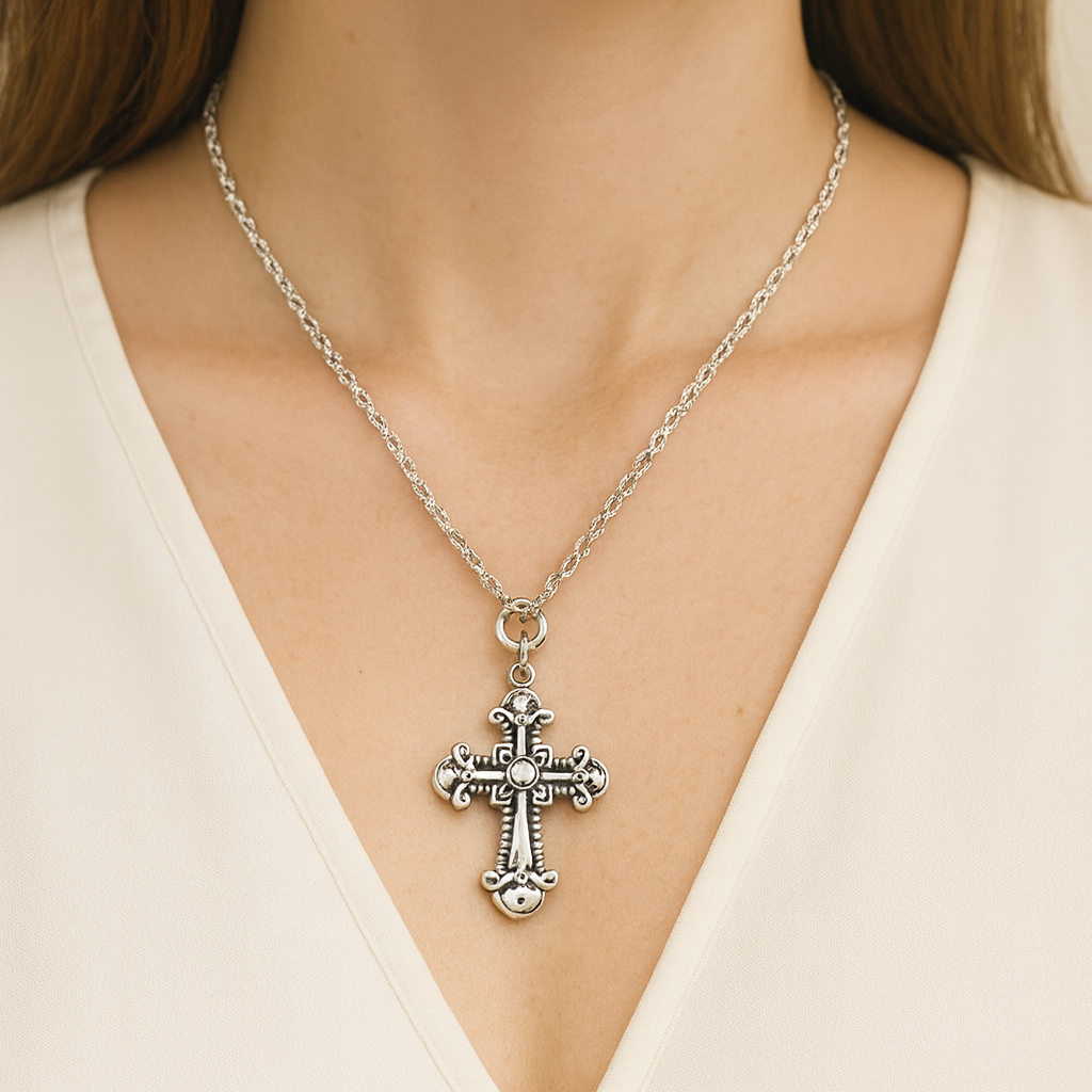 Colgante Cruz - Colgante Plata 925