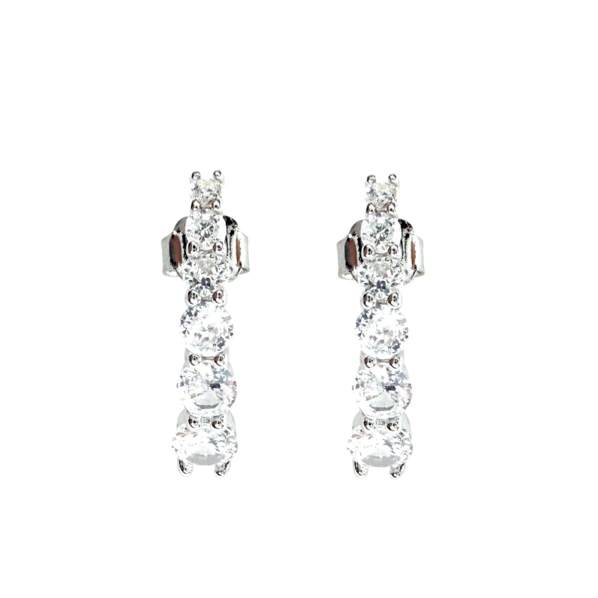 Aros cascada - Aros Plata 925