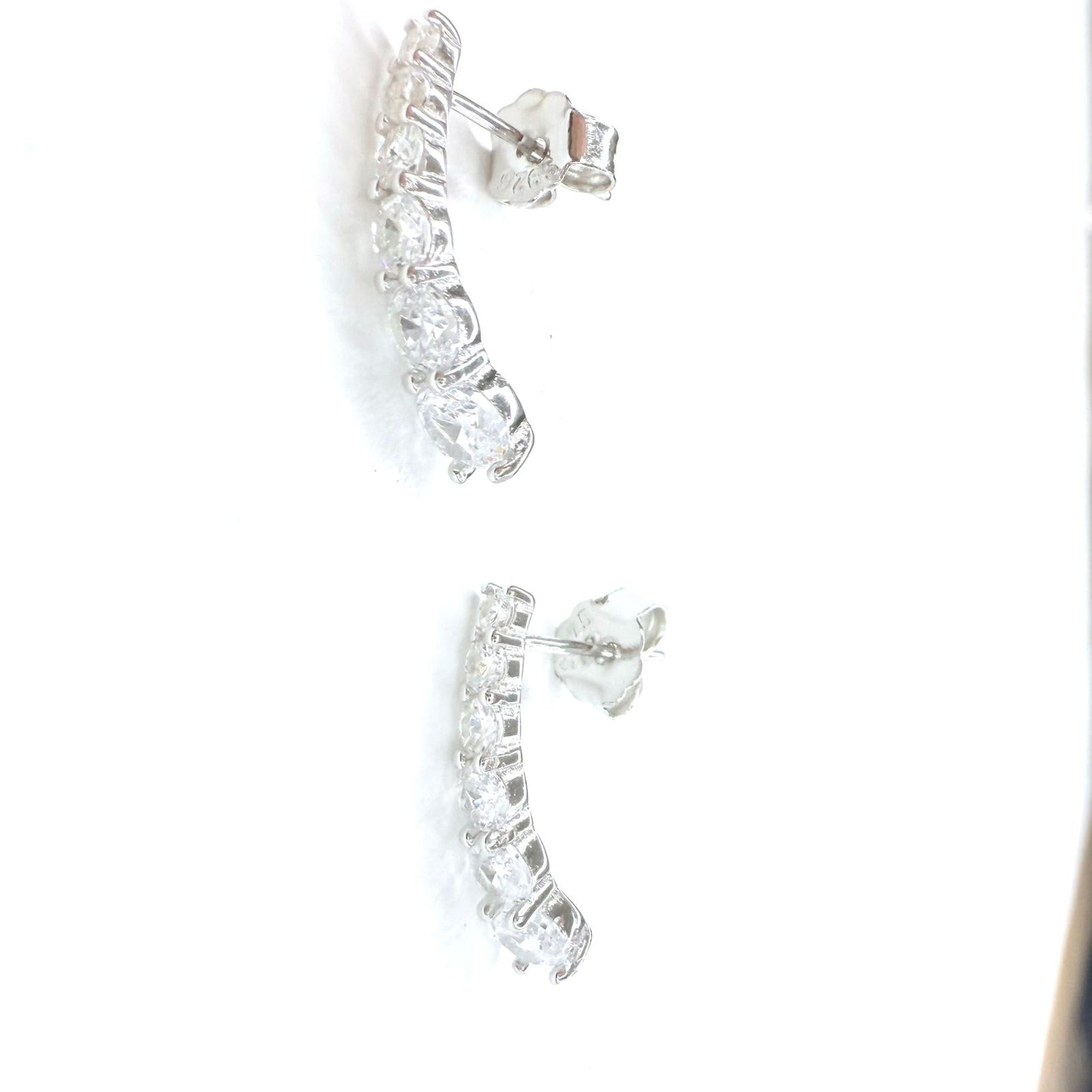 Aro Plata 925 cascada de zircones