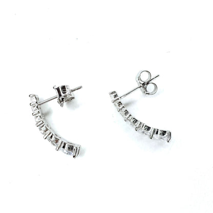 Aro Plata 925 cascada de zircones