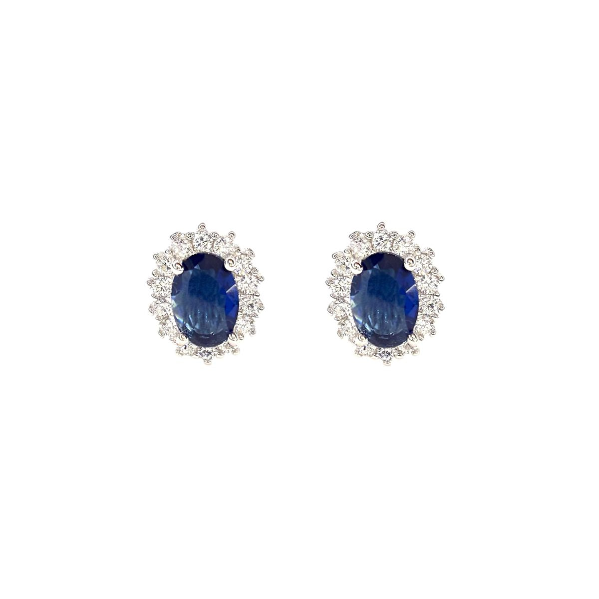 Aros Blue moon - Aros Plata 925