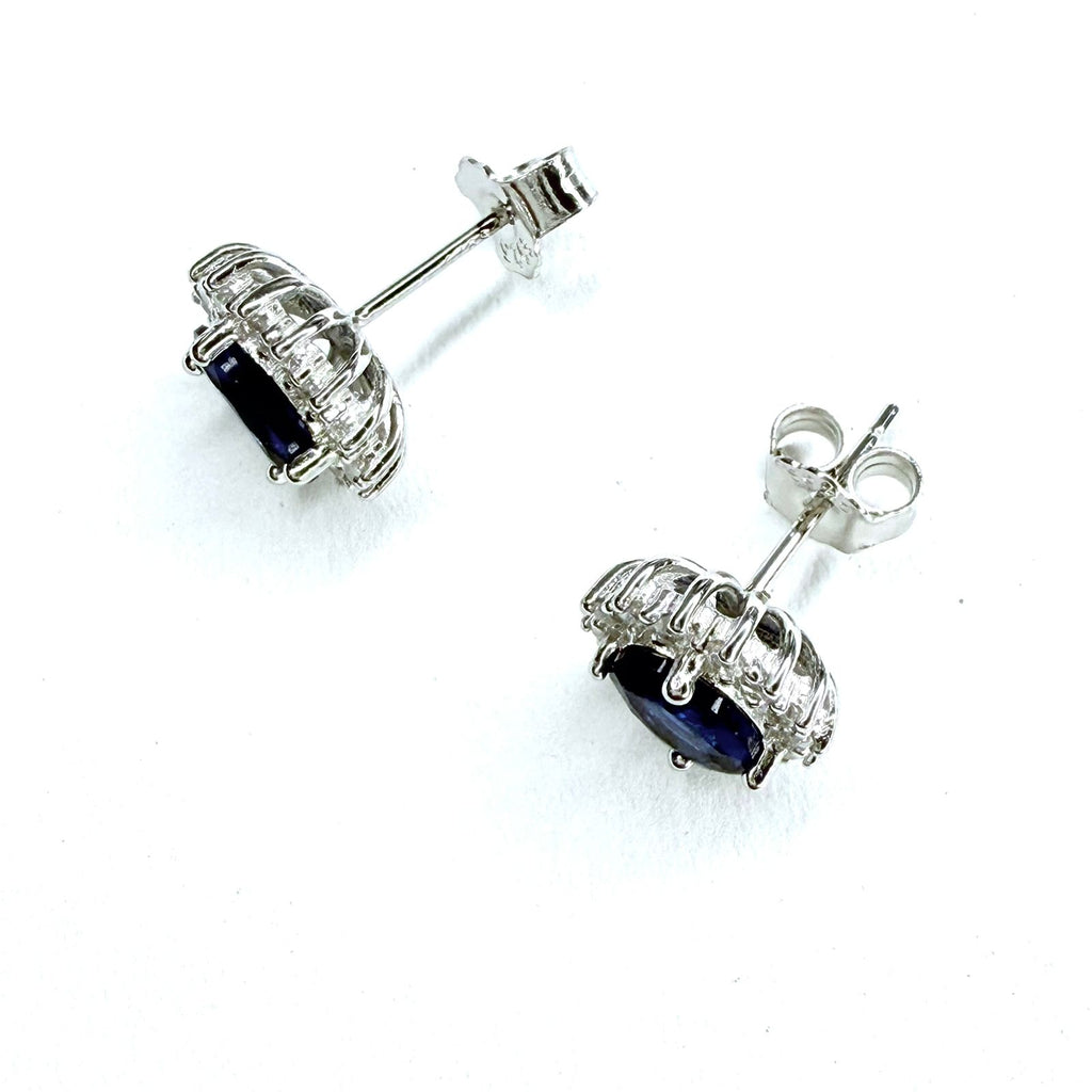 Aros Blue moon - Aros Plata 925