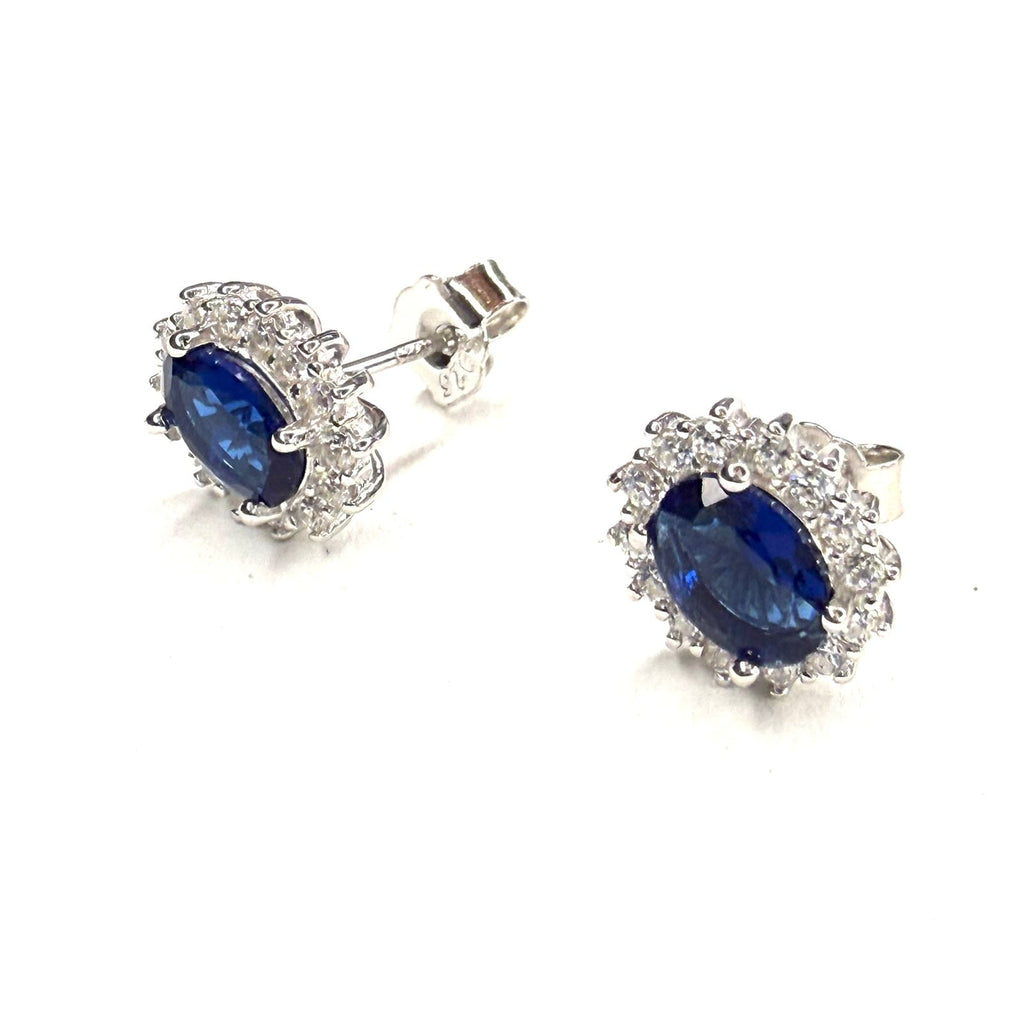 Aros Blue moon - Aros Plata 925