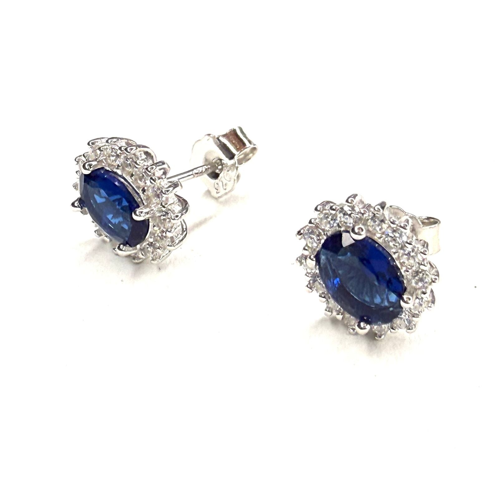 Aros Blue moon - Aros Plata 925