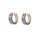 Aros Argolla multicolor - Aros Plata 925