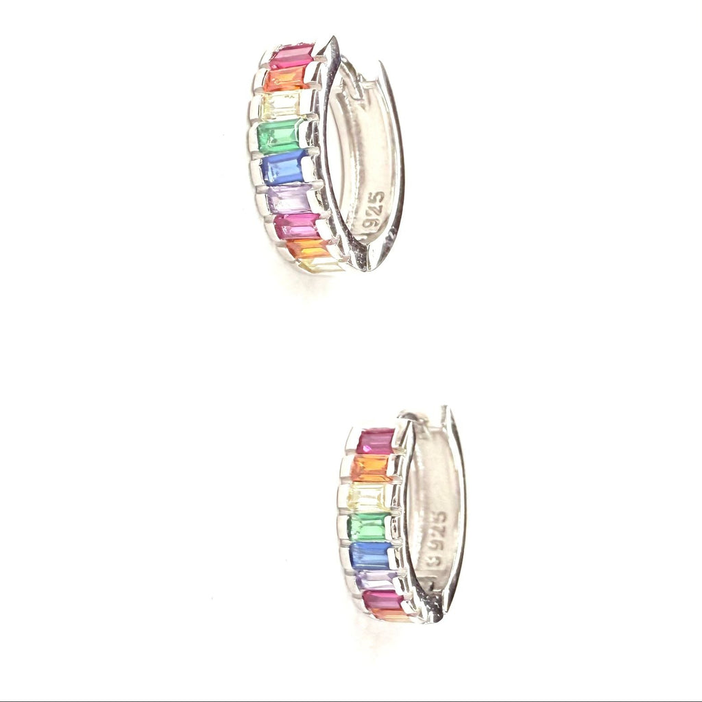 Aros Argolla multicolor - Aros Plata 925