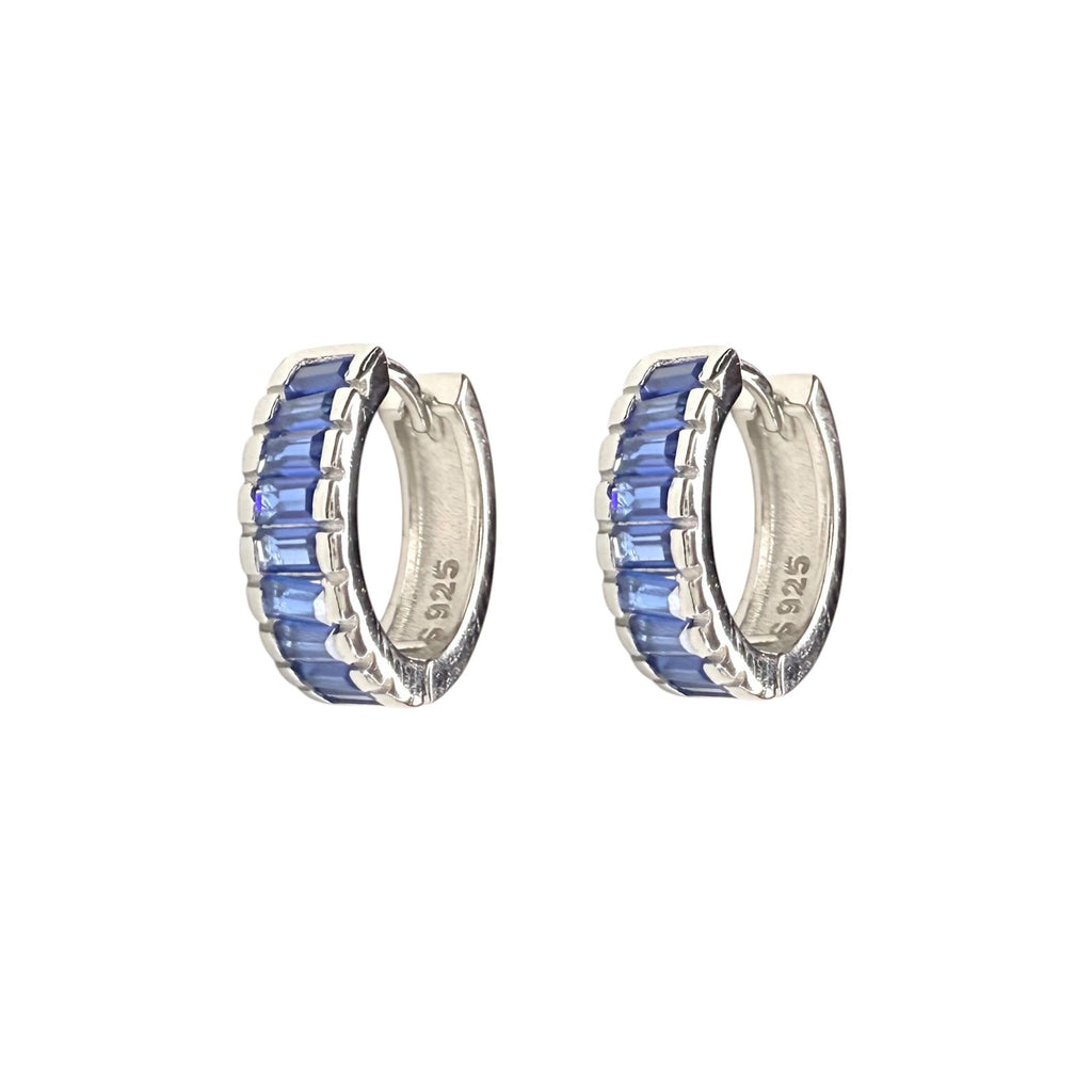 Aros Argolla blue - Aros Plata 925