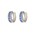 Aros Argolla blue - Aros Plata 925