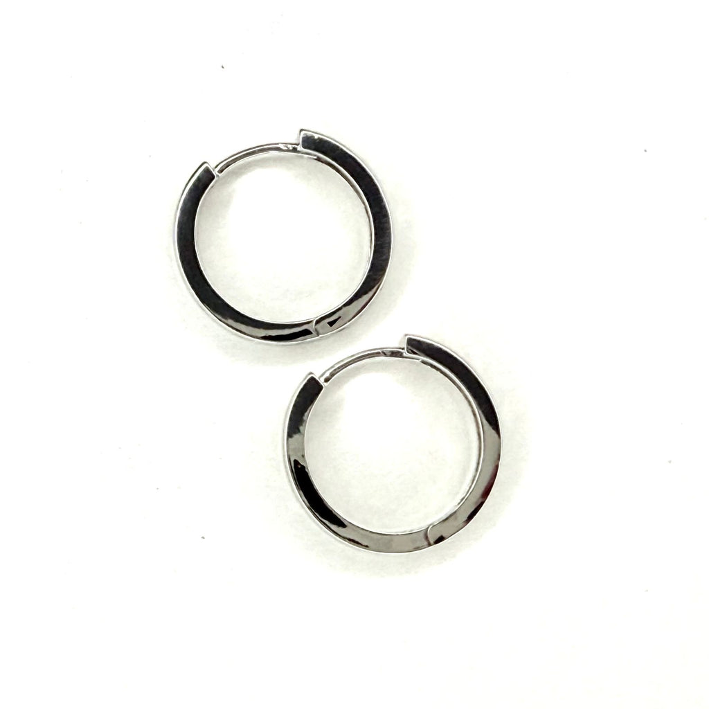Aros gran Argolla riel zirconia - Aros Plata 925