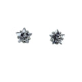 Aros Estrella Cristal - Aros Plata 925