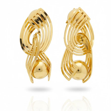 Aros Jacinto - Aros Bañados en Oro Amarillo