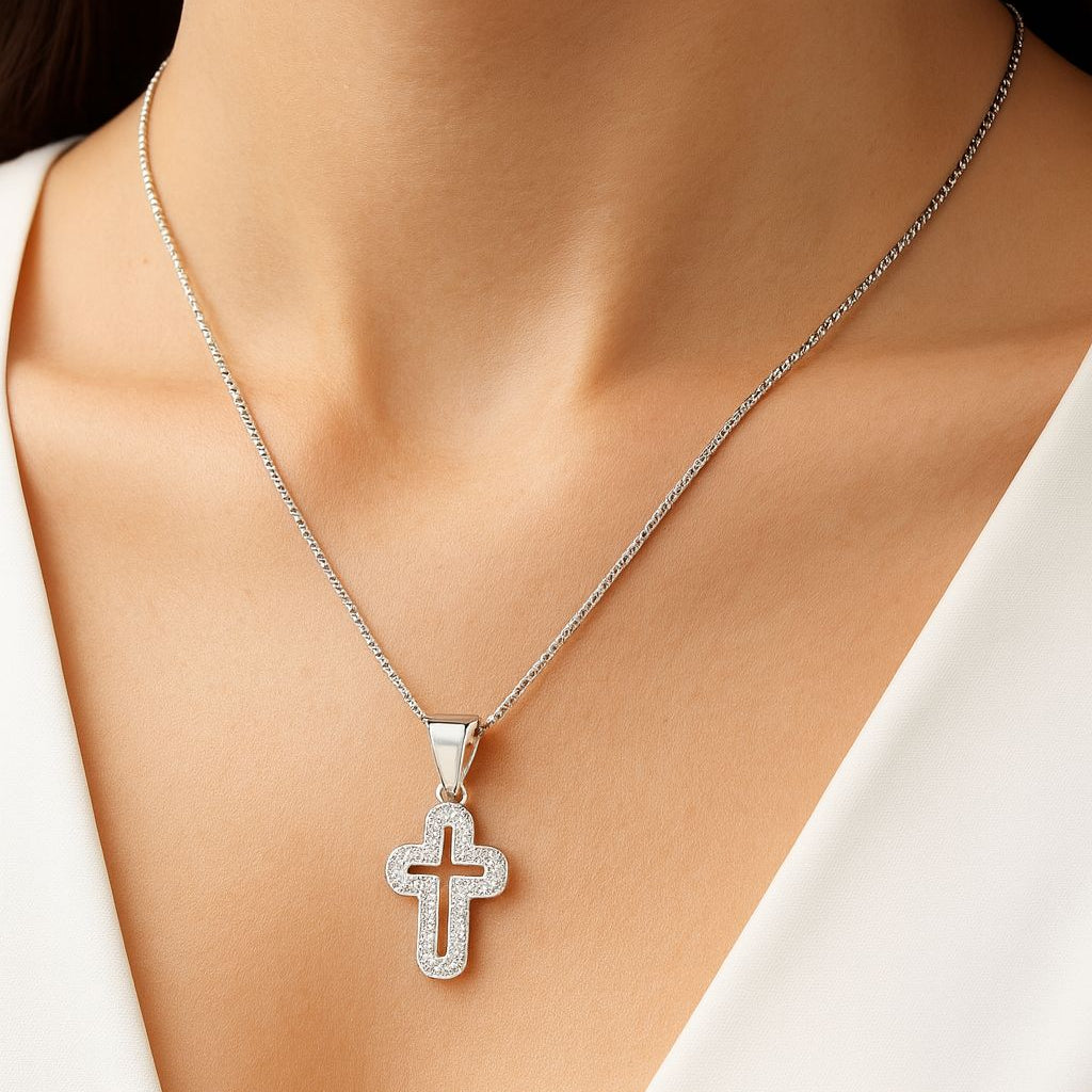 Colgante de Cruz - Colgante plata 925