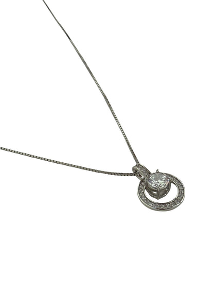 Collar Plata 925 punto de Luz Circle