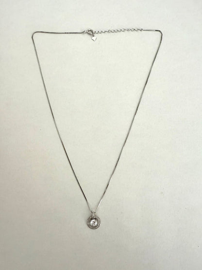 Collar Plata 925 punto de Luz Circle