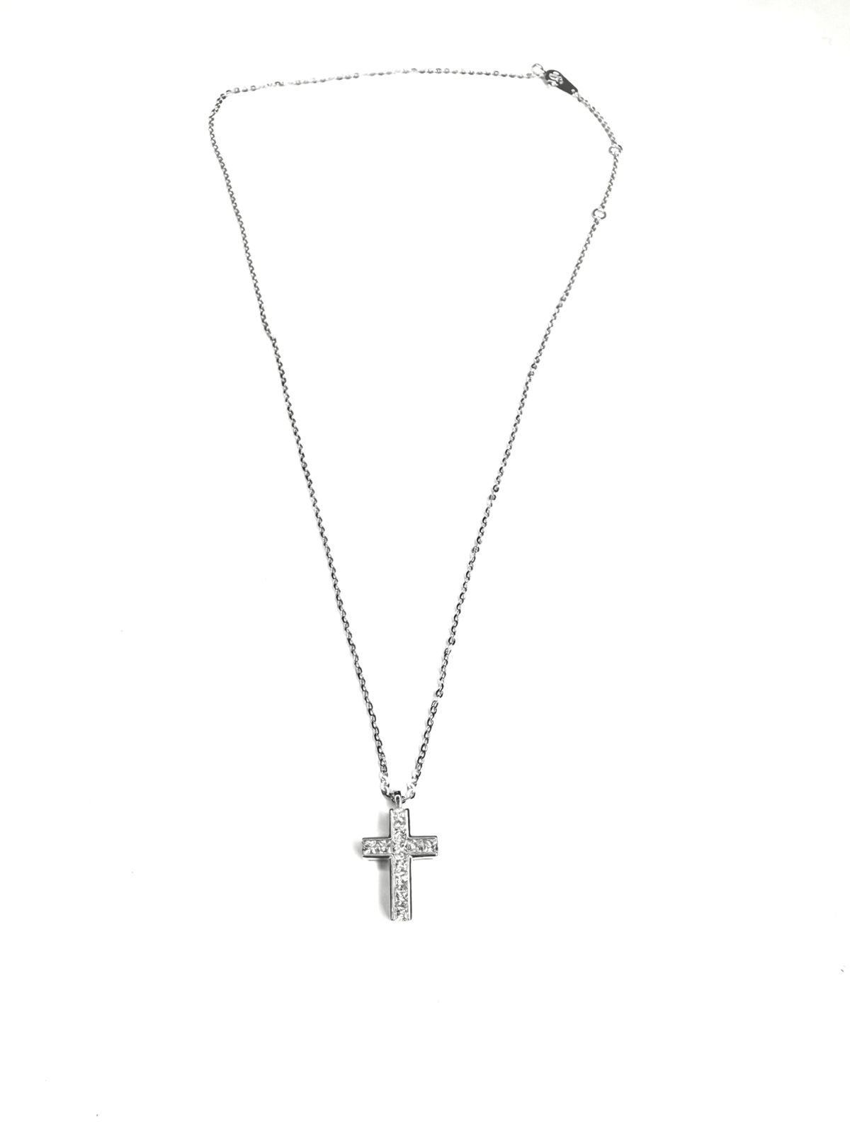 Collar Plata 925 Cruz de Zircon