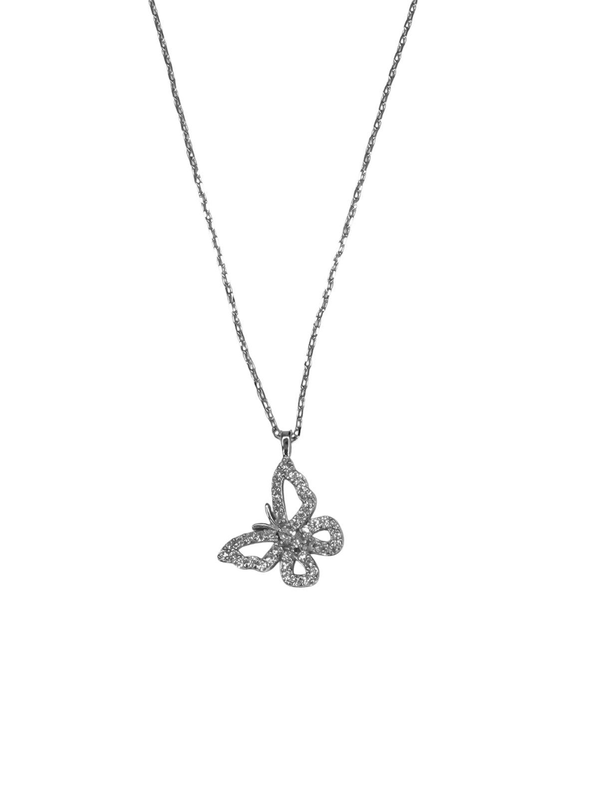 Collar Plata 925 Mariposa