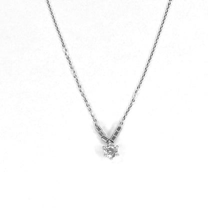 Collar Plata 925 punto de luz grifa