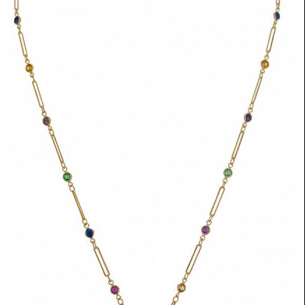 Collar Corazón - Collar Bañado en Oro Amarillo