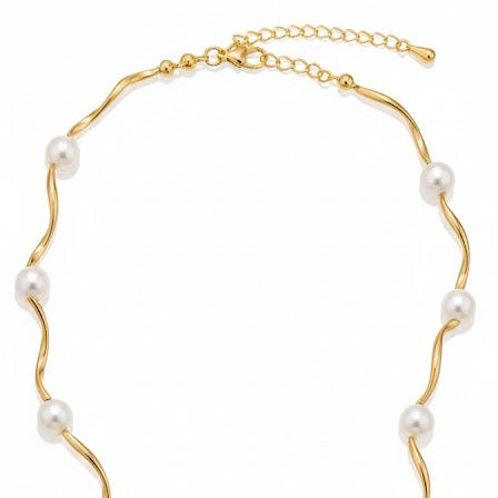 Collar Abejorro - Collar Bañado en Oro Amarillo