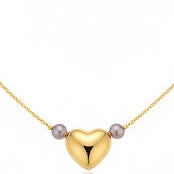 Collar Mini Corazón - Collar Bañado en Oro Amarillo