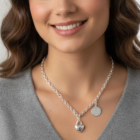 COLLAR CANDADO CORAZON