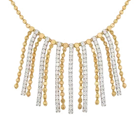 Collar Brillos - Collar Bañado en Oro Amarillo