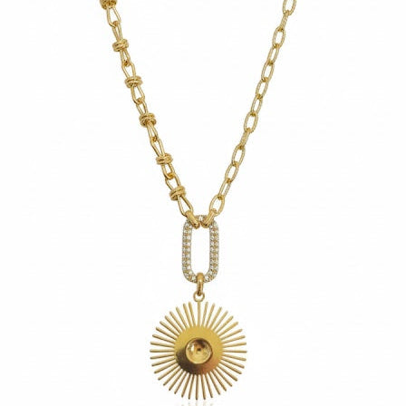 Collar Mix Tejidos - Collar Bañado en Oro Amarillo