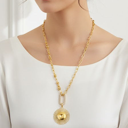 Collar Mix Tejidos - Collar Bañado en Oro Amarillo